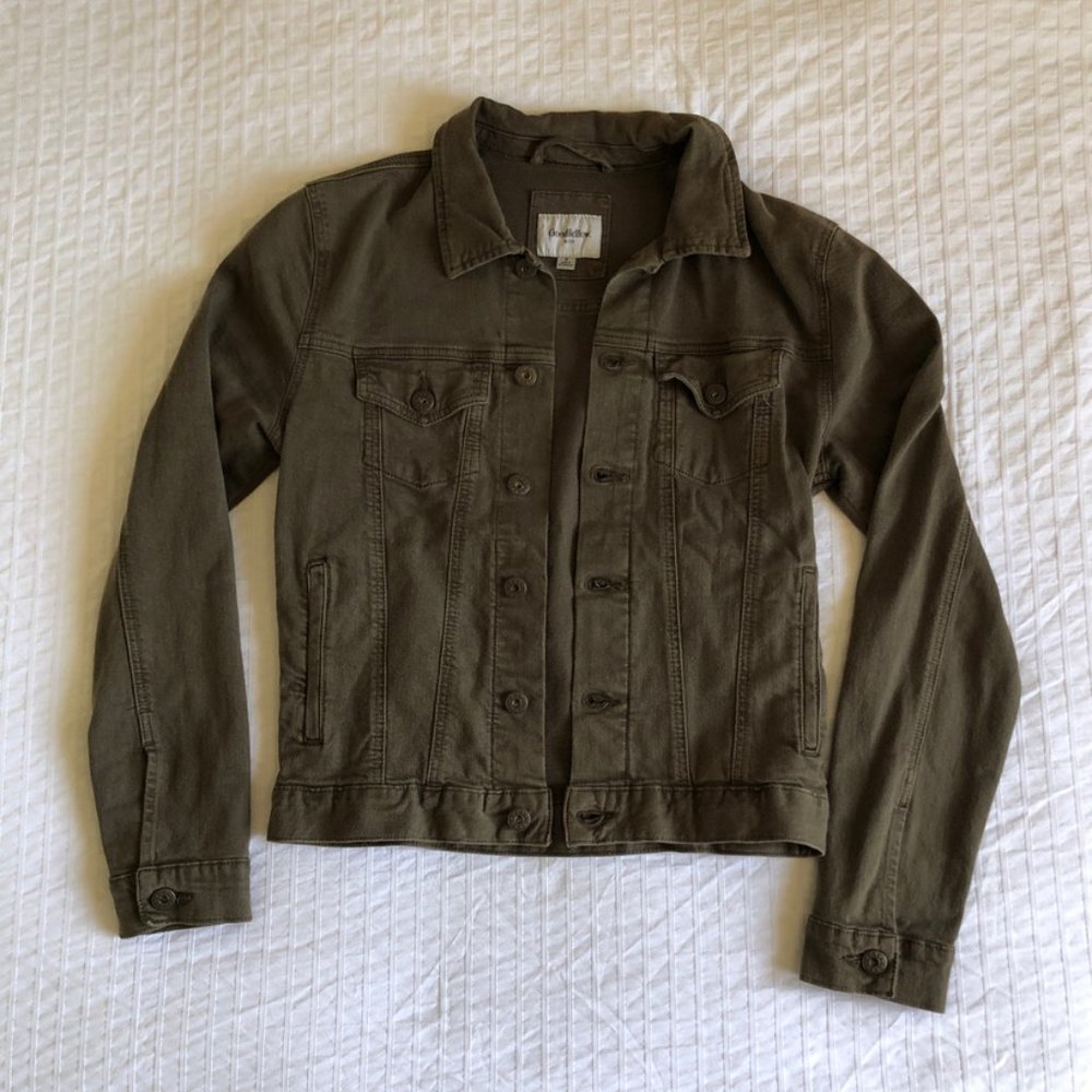 Green Denim Jacket